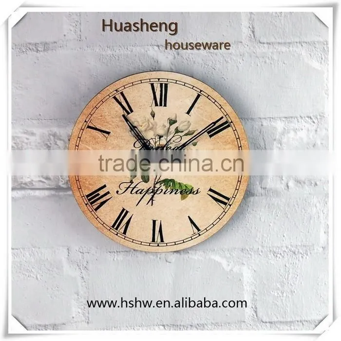 MDF sublimation wall clock For heat transfer Free samples