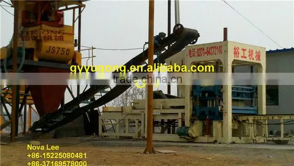 Yugong brand QT 4-20 cement brick making machine price in india