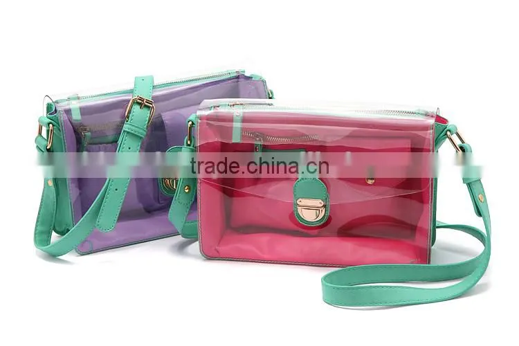 handbag designer clear plastic handbag fashion