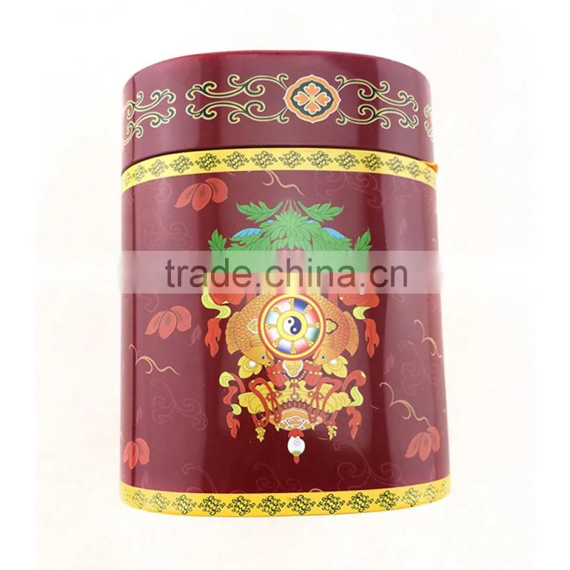 New designed metal wine tin box, tin container for sale