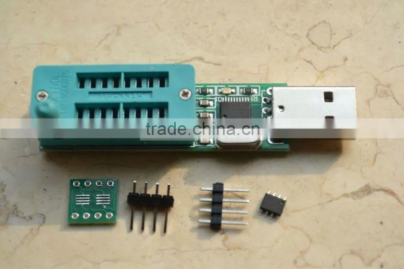 24CXX 24LCXX Programmer EEPROM Reader Writer+24C02 + SOP to DIP Block USB Port
