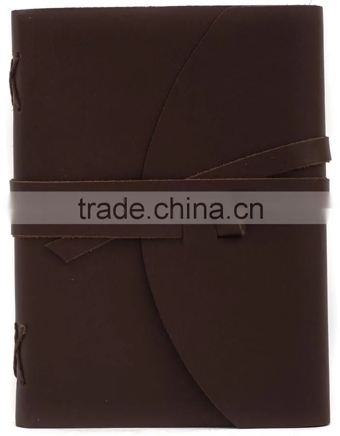 Wholesale Handmade Genuine Leather Journal Diary with Strap Clasp