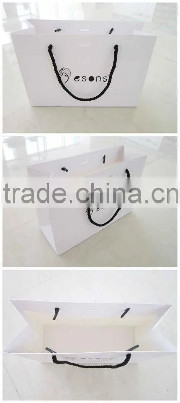 Custom Paper bag with Hot staming logo
