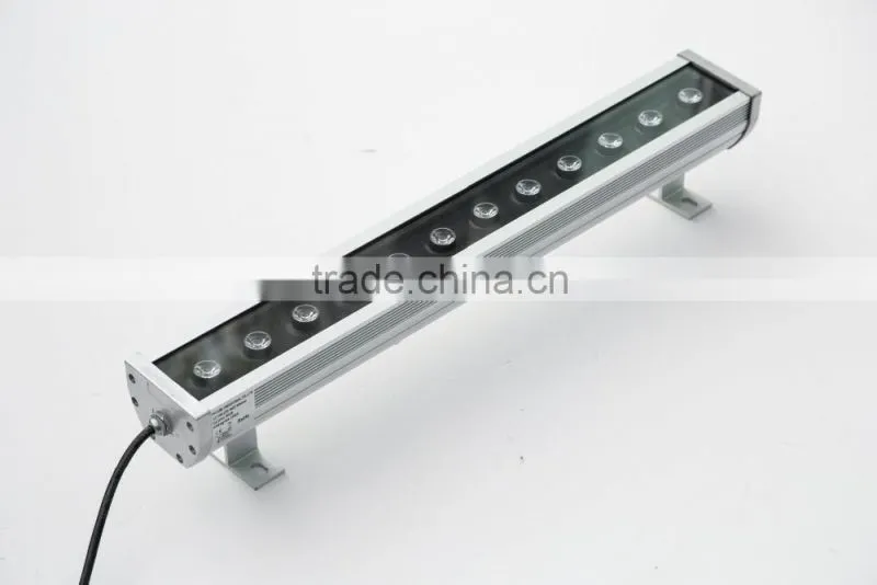 Outdoor landscape uplight effect lighting 24v 100-240v 12W rgb color changing led wall washer
