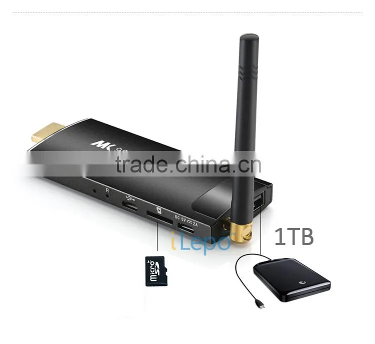 RK3288 quad core CPU android OS smart tv dongle