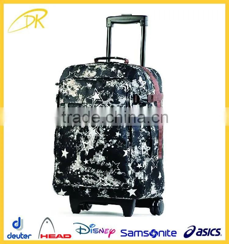 New products men cabin size travel bag on wheels, skybags trolley bags for men
