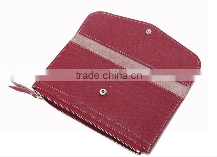 OEM Ladies Thin Wallet Leather Woman Custom Wholesale Cheap Wallet