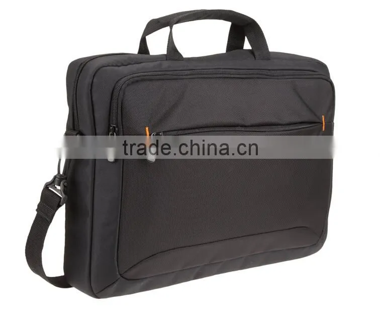 Triple deckers fashion classic black laptop bag