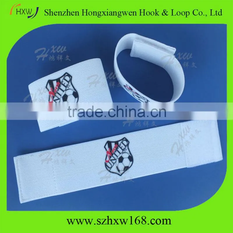 Custom logo printed adjustable Shinguard Soccer Strap