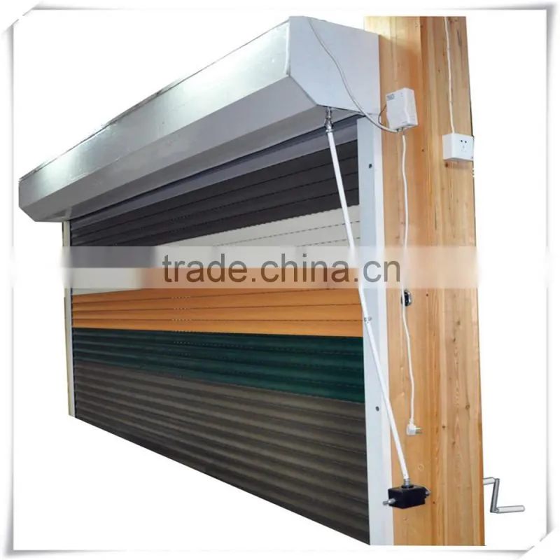 aluminium security roller shutter window