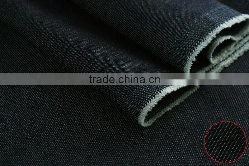 9.6oz Indigo Yarn And Rope Dyed Finished Denim Fabrics For Women Garment