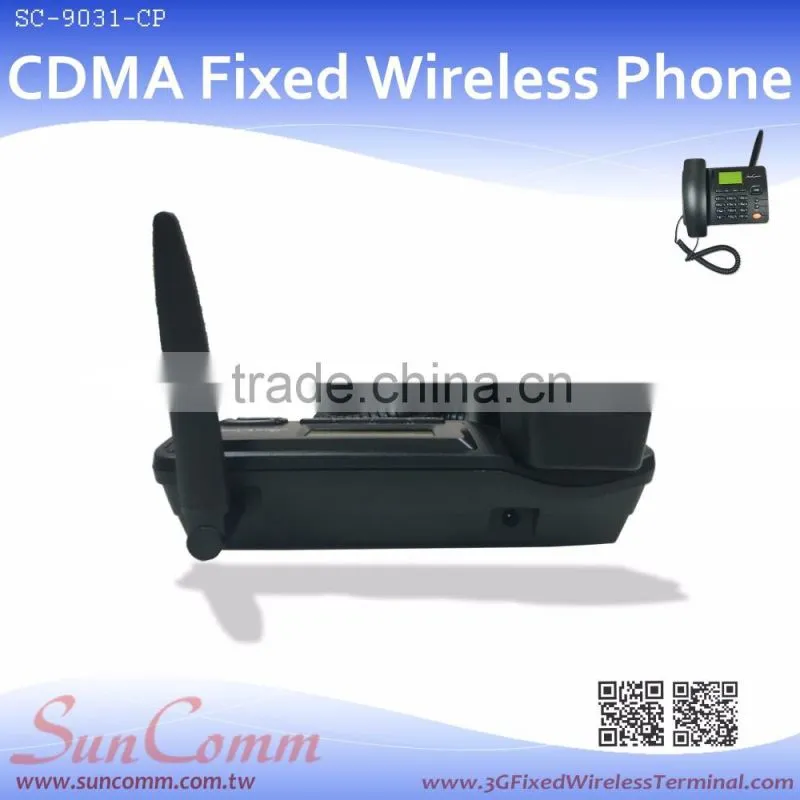 SC-9031-CP FM radio function selectable with single sim CDMA Fixed Wireless Telephone