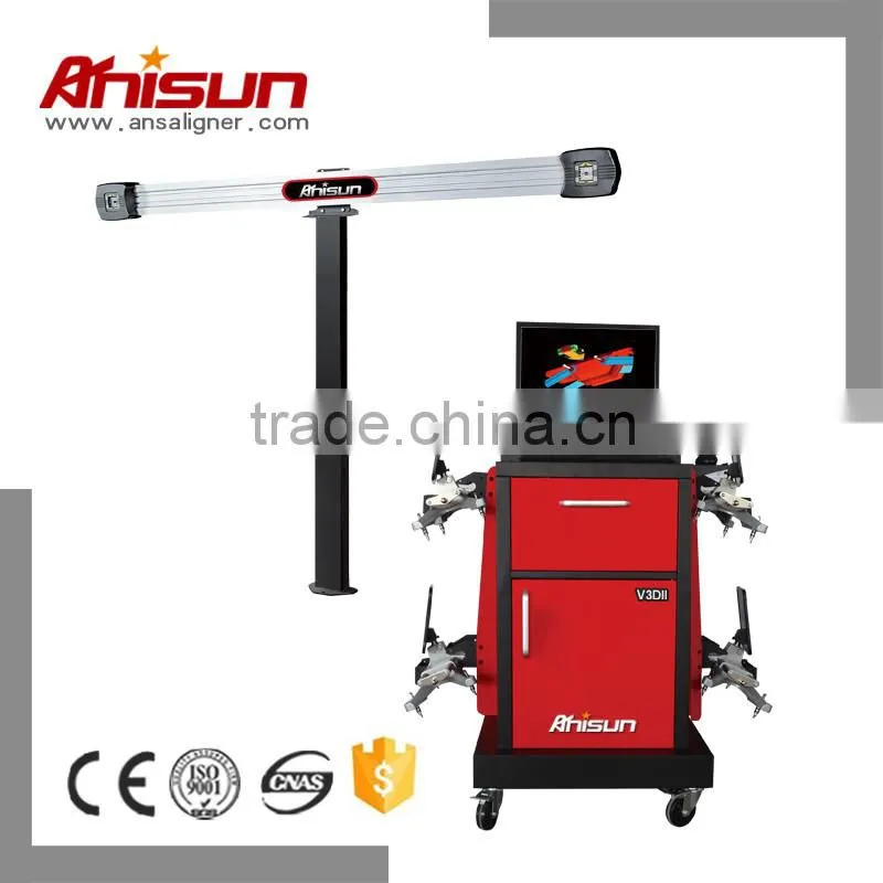 3D Wheel aligner with CE, ISO & TUEV certification!