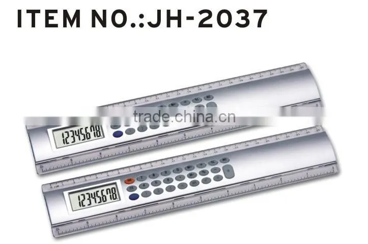 Stationery 15cm 8 digit Ruler Calculator For School Promotion