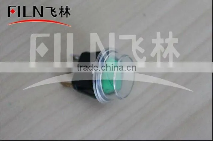 FL3-016 green ground rocker switch 6a 250vac