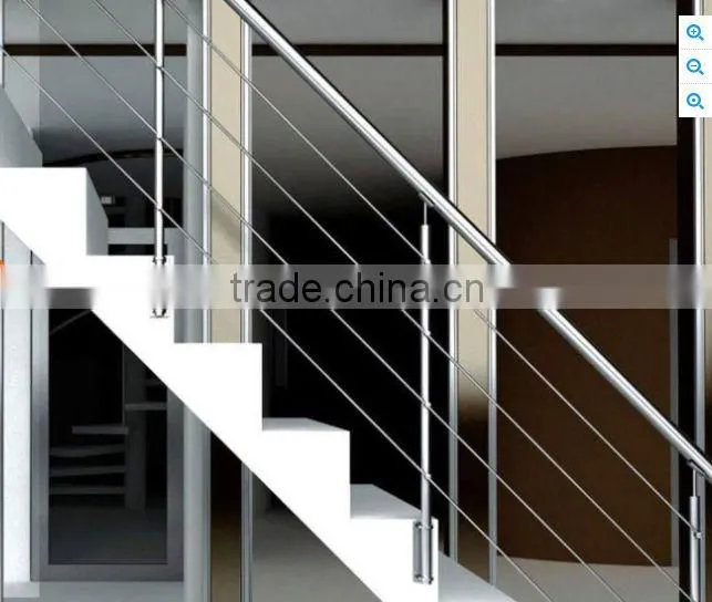 Decorative stainless steel balustrade/decorative stainless steel banisters/decorative stainless steel banister handrail