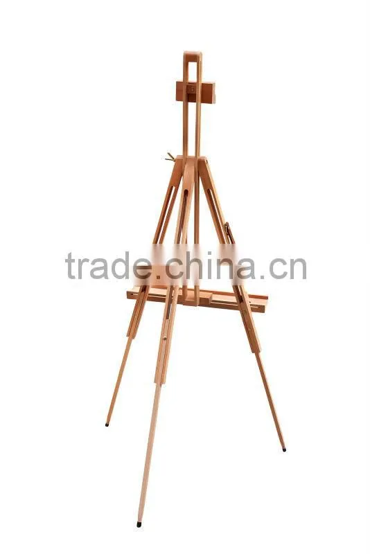 in stock 88*56*164cm beech wood triangular easel stand