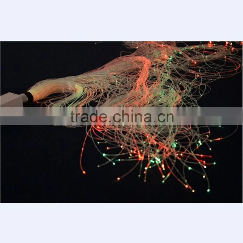 0.5mm /0.75mm /1mm /1.5mm end glow fiber optic cabling for lighting items