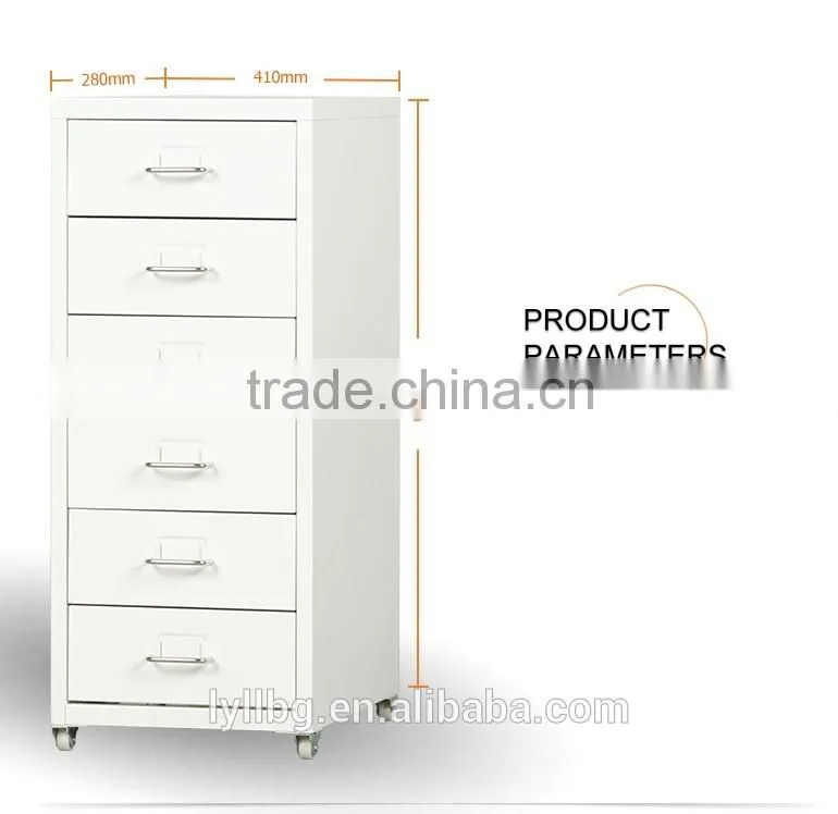 Korean Space Saving Chest of Drawers Metal Small Drawer Units