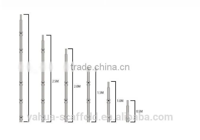 YH Scaffolding Manufactured Best Price Strong Welded HDG Cuplock Ledger Blade