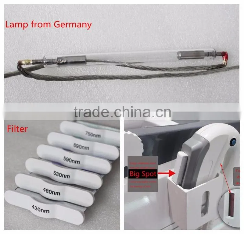 painless treatment IPL system beauty device shr hair removal machine