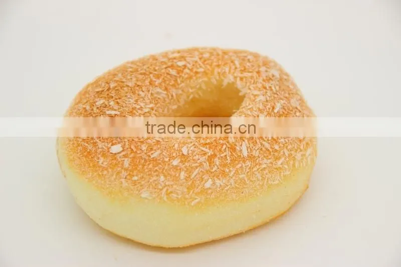 1pc Bread fake soft touch toast breakfast package props artificial