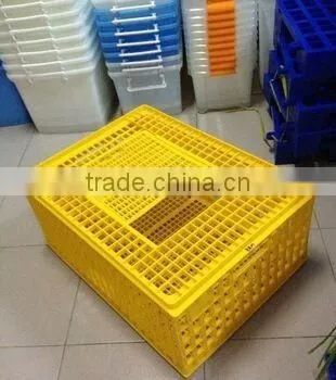 Chicken cage for Live chicken transportation /Transfer Plastic chicken transport basket /Crate