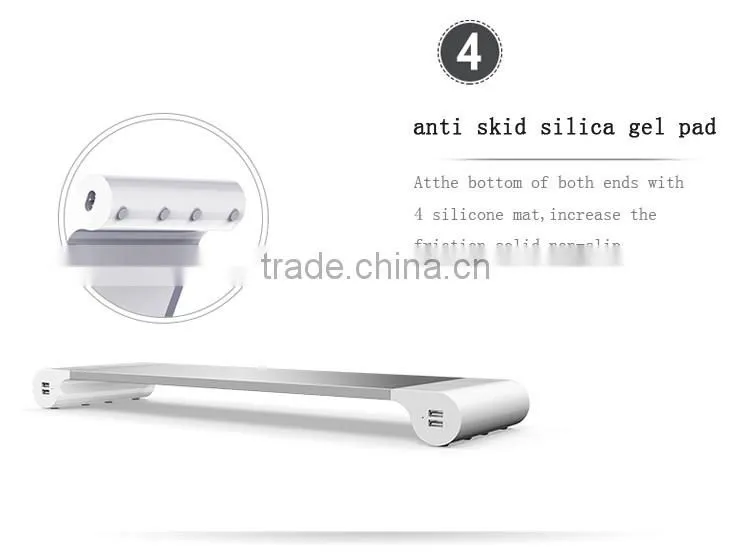 2 in 1 4 USB ports mobile phone charging computer display stand