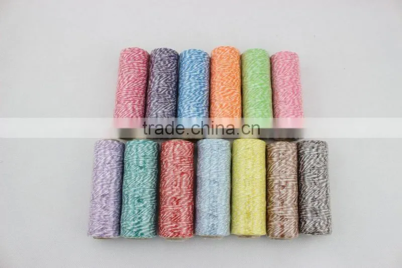 12ply colorful baker twine for gift packing cooking party wedding decorating and DIY