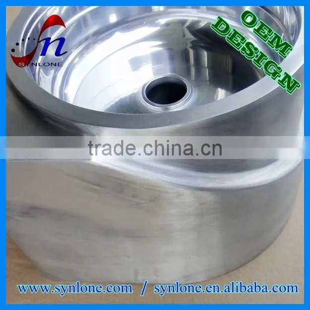 High quality high precision mirror polished aluminum housing with 100% inspection