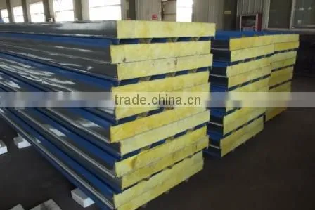 zinc coated color steel circular lightweight prefabricated wall panels
