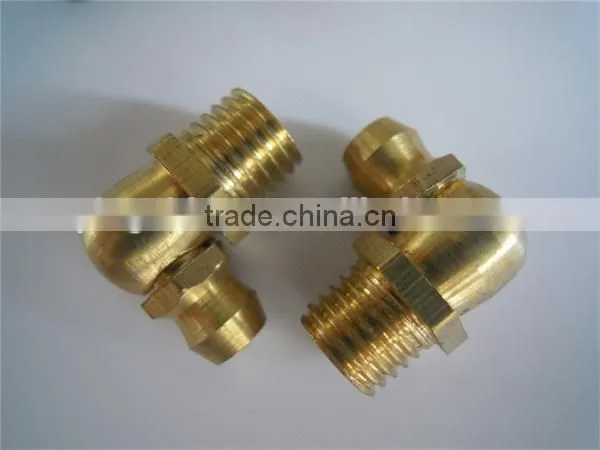 brass grease nipple 90degree PT1/8"x28
