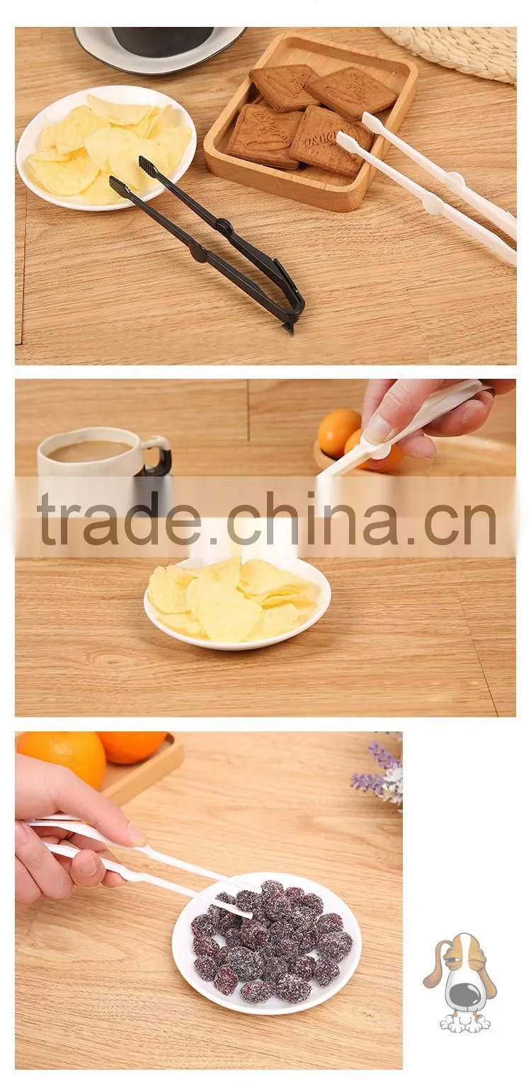 Kitchen Snack Food Tongs Salad Cake Clip Bread Potato Chips 5 Functional sealing Clip