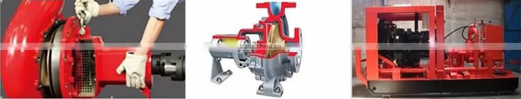 high flow rate end suction diesel engine driven pumps
