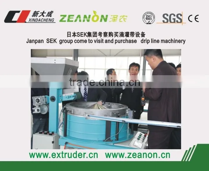 Drip Irrigation Pipe Extruder With Flat Dripper