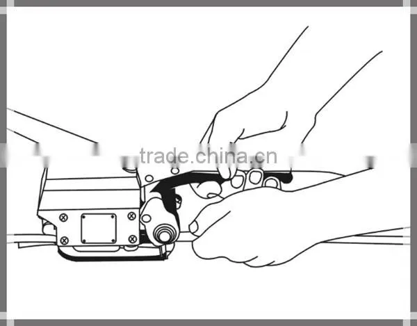 A333 Manual Steel Buckle Free Strapping Tool Wrapping Machine For Small Box