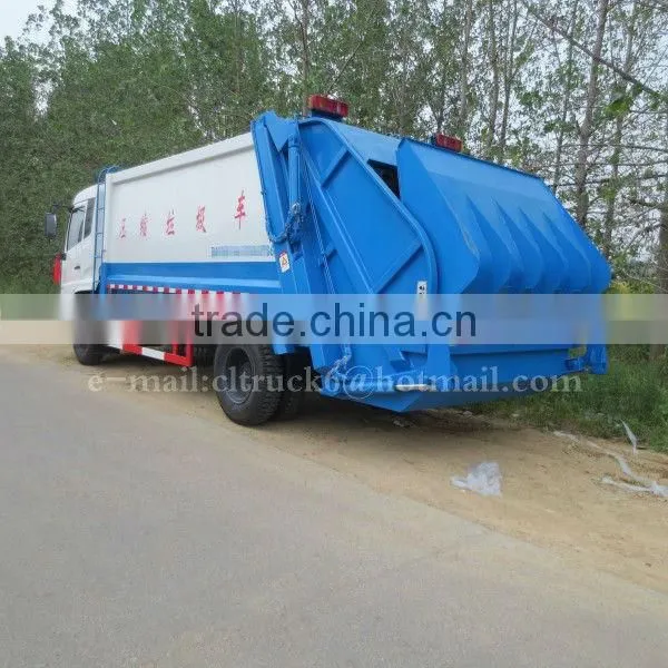 4*2 DONGFENG KINGRUN Garbage Compactor Containers 10m3