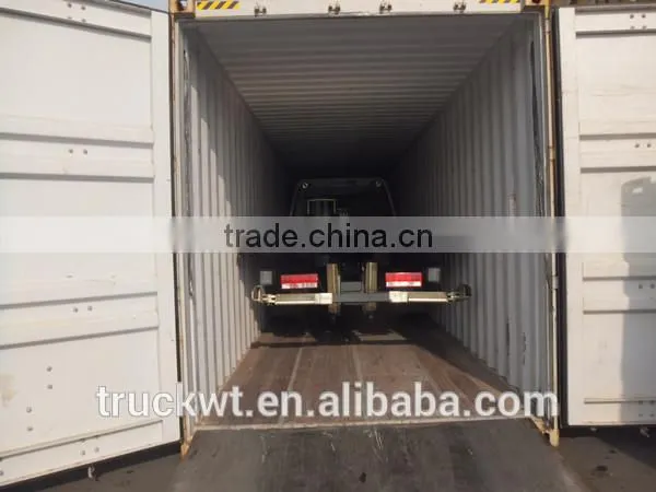 China new dongfeng 6 wheels euro4 wrecker truck