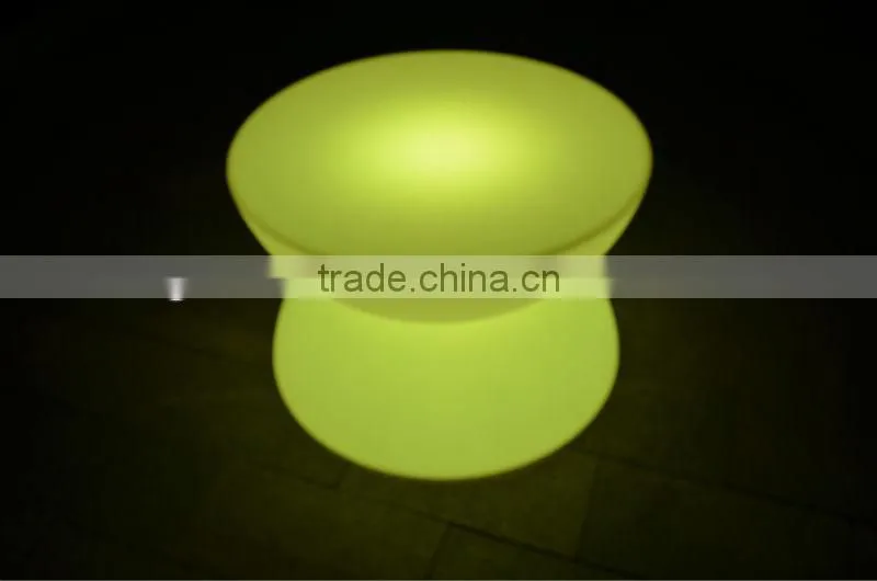 2 parts detachable decorative indoor/outdoor LED Round table