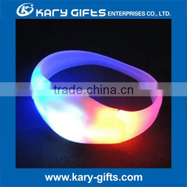 Silicone Sound Light Up Bracelet