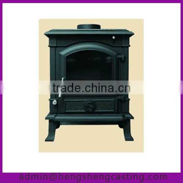 Alibaba china hot sale indoor antique cast iron wood stove