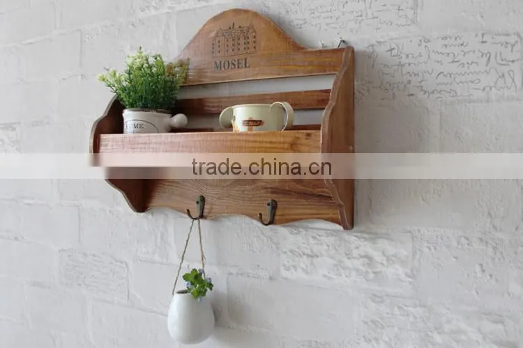 Home Decor wooden decorative wall shelf