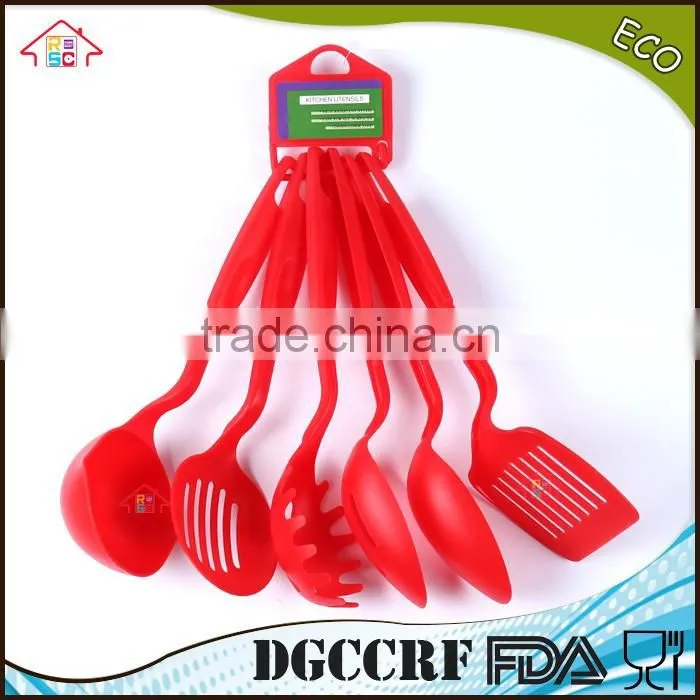 NBRSC High quality wholesale eco-friendly FDA/LFGB standards PP kitchen utensil set Non-stick cooking utensils