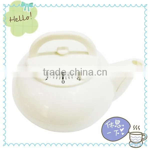 Plastic desk timer clock in portable and novelty feature