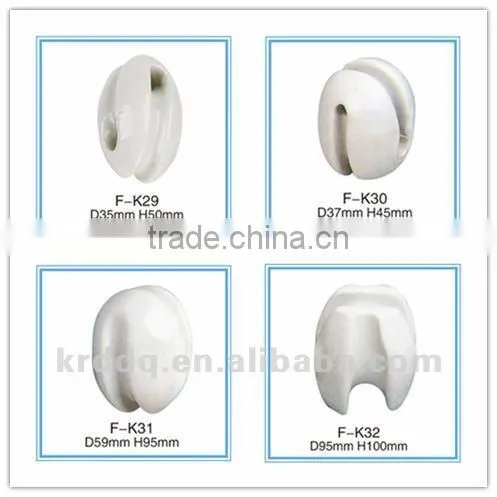 electrical porcelain insulator for low voltage