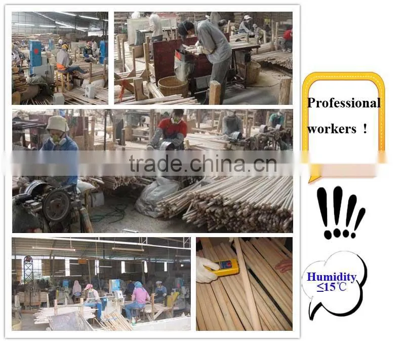 120 cm length pvc coated painted broom sticks for Cleaning Tools