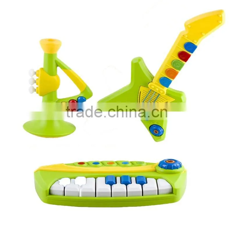 Cheap Guangdong OEM Kids Plastic Electric Musical Instrument Toy Set For Concert