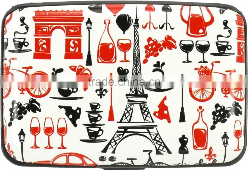 Waterproof Credit Card Wallet Holder Aluminum Metal Pocket Case Box