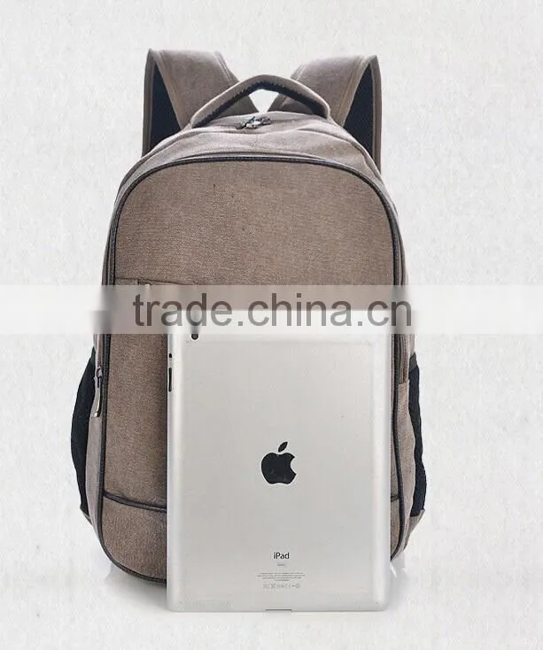High quality Canvas school backpack for laptop
