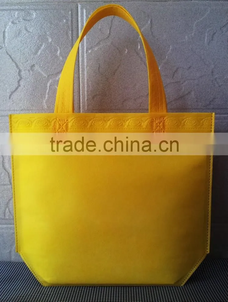 Cheap Customized LOGO Promotional Candy Color PP Non Woven Bag,Blank Non Woven Shopping Bag